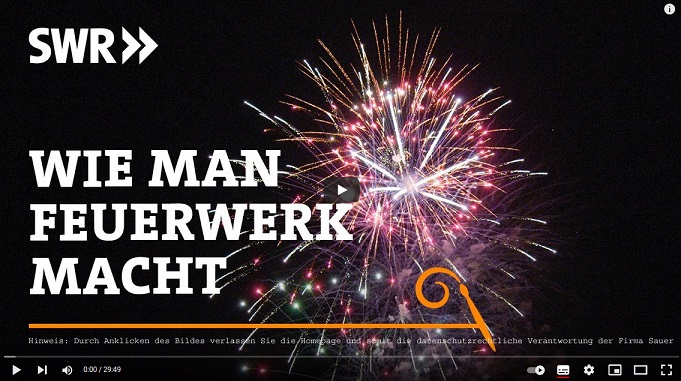 Wie man Feuerwerk macht SWR Handwerkskunst